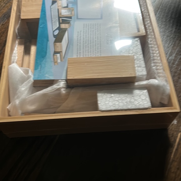 Bamboo desk organizer set from uplift NEW - Picture 6 of 7